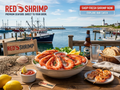 Crimson Scarlet Carabineros: Rare Deep-Sea Giant Prawn - Rich Liquid Gold