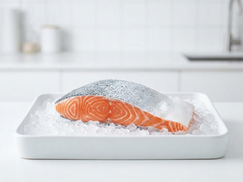 Arctic King Salmon Fillet: Sashimi-Grade Skinless Cut - High Omega-3 Clean